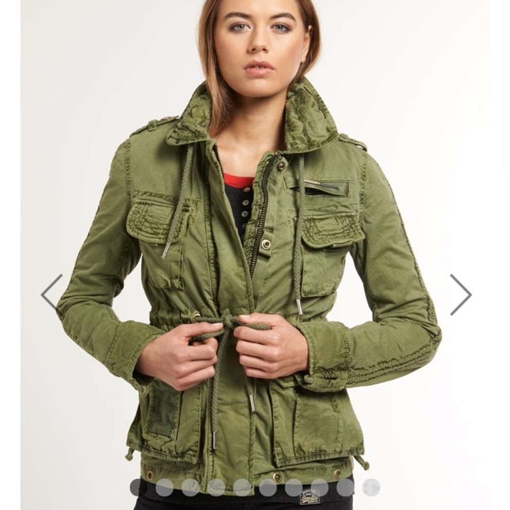 NWOT Superdry Limited Edition Flag Jkt Size Small